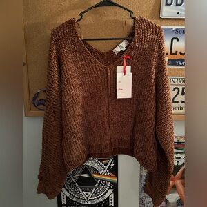 Brown sweater